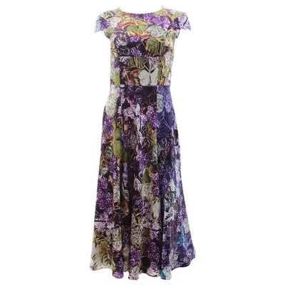 Pre-owned Mary Katrantzou Silk Dress In Multicolour