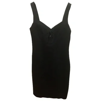 Pre-owned Diane Von Furstenberg Mid-length Dress In Black