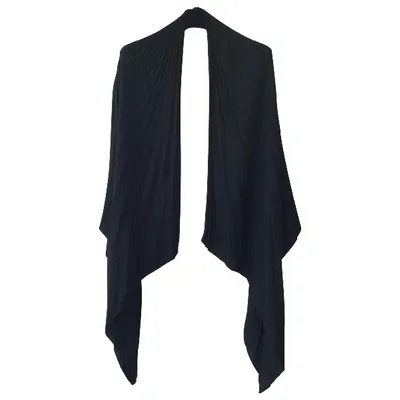 Pre-owned Loro Piana Cashmere Neckerchief In Black