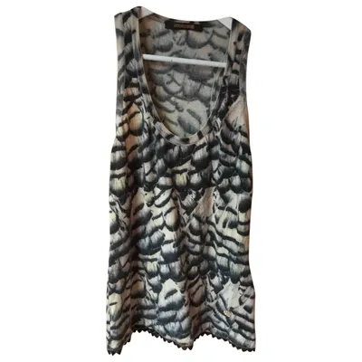 Pre-owned Roberto Cavalli Cashmere Vest In Multicolour