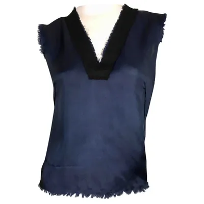 Pre-owned Maison Margiela Vest In Navy