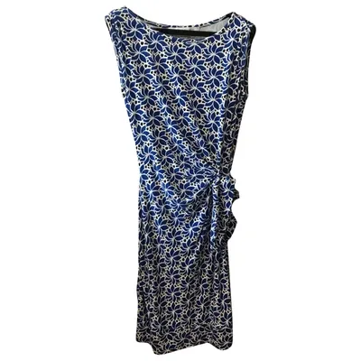 Pre-owned Diane Von Furstenberg Dress In Blue