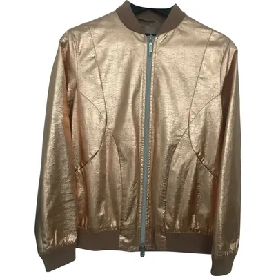 Pre-owned Peak Performance Jacket In Gold