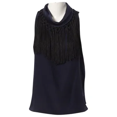 Pre-owned Altuzarra Silk Vest In Blue