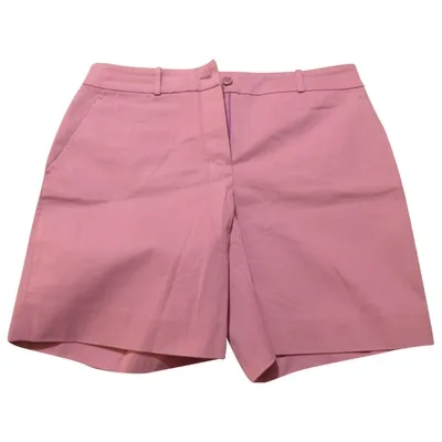 Pre-owned Loro Piana Purple Cotton - Elasthane Shorts