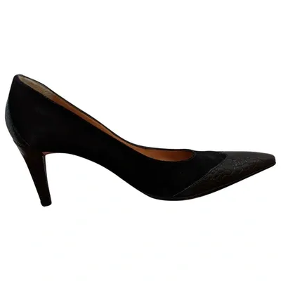 Pre-owned Sergio Rossi Heels In Black