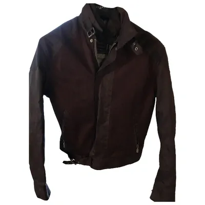 Pre-owned Belstaff Short Vest In Burgundy