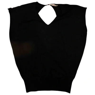 Pre-owned Jucca Wool Top In Black