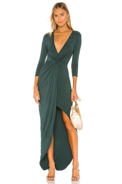 Lovers & Friends Sundance Maxi Dress In Everglade Green