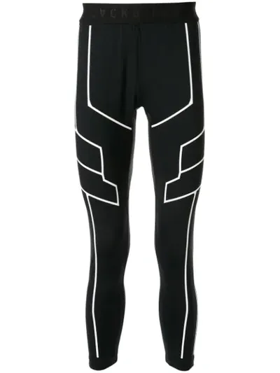 Blackbarrett Panelled Stretch Fit Leggings In Black