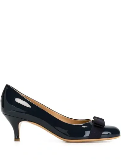 Ferragamo 'carla' Pumps In Blue