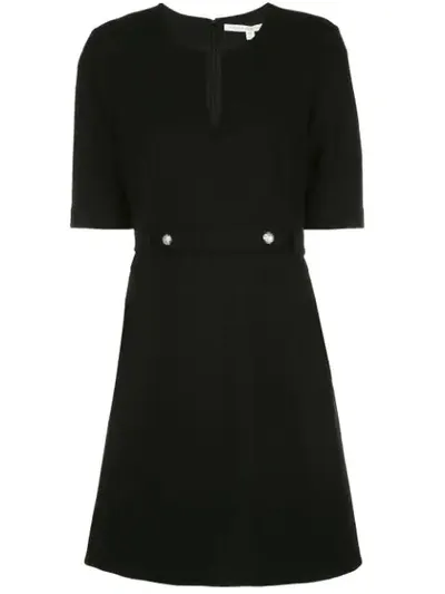 Veronica Beard Martingale Detail Dress In Black