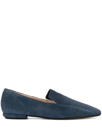 Rodo Square-toe Loafers In Blue