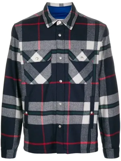 Woolrich Check-print Shirt In Blue