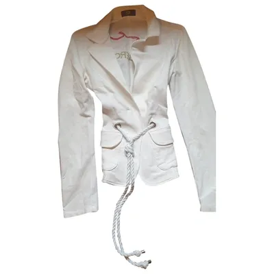 Pre-owned Iceberg Jacket In White