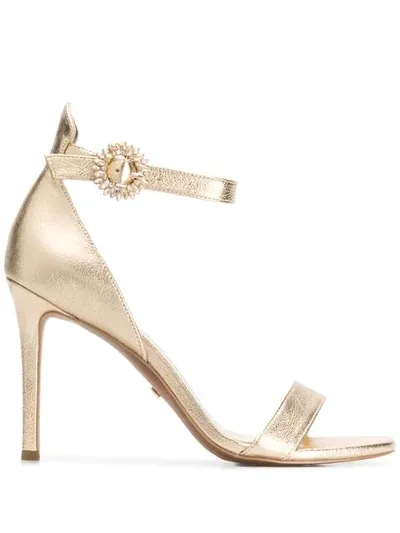 Michael Michael Kors Harper Sandals In Gold