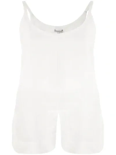 Alcaçuz Micaela Linen Tank In White