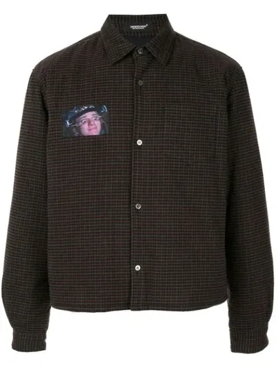 Undercover A Clockwork Orange Check Shirt In Brown