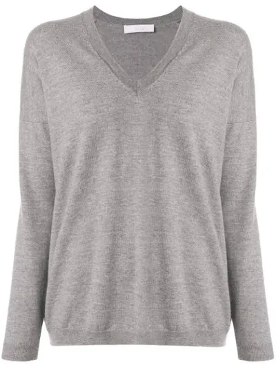 Cruciani V-neck Sweater In Grey