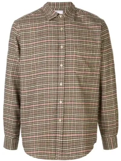 Portuguese Flannel Check Shirt In Green