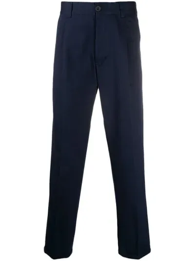 Pt01 Slim-fit Tailored Trousers In Blue