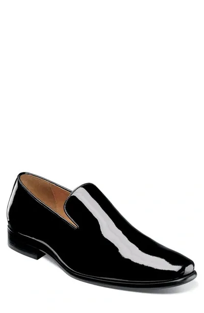 Florsheim Men's Postino Patent Leather Tuxedo Loafers Men's Shoes In Patent Black