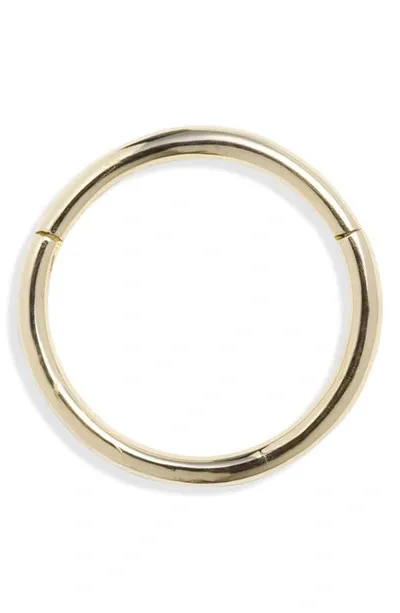 Maria Tash 14k Gold Plain Clicker In Yellow