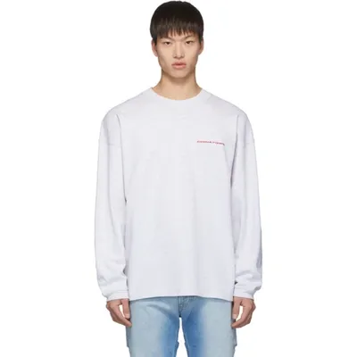 Alexander Wang 'chynatown' Crew-neck Sweatshirt In 030 Hgry