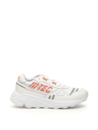 Hi-tec Unisex Neon Shadwon Rgs Sneakers In White Orange (white)