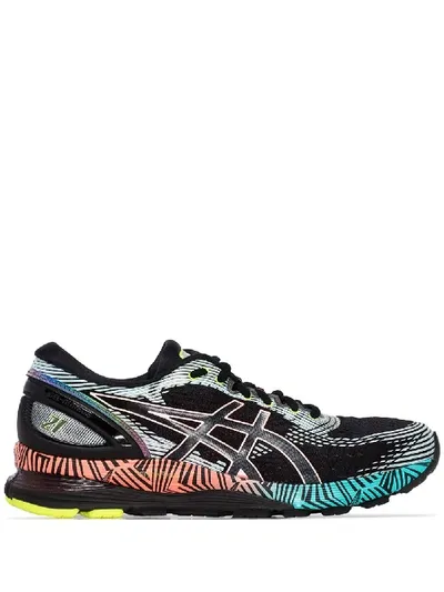 Asics 'gel Nimbus 21 Liteshow' Sneakers In 黑色