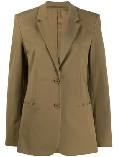 Helmut Lang Tailored Blazer In Green