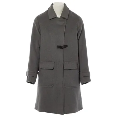 Pre-owned Loro Piana Cashmere Coat In Grey