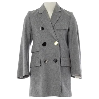 Pre-owned Eudon Choi Wool Coat In Grey