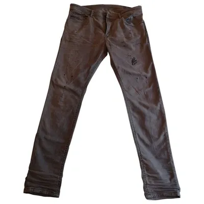 Pre-owned Diesel Slim Jean In Khaki