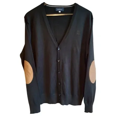 Pre-owned Rochas Wool Cardigan In Black