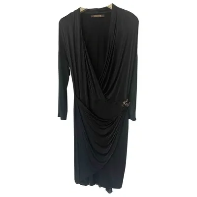 Pre-owned Roberto Cavalli Dress In Black