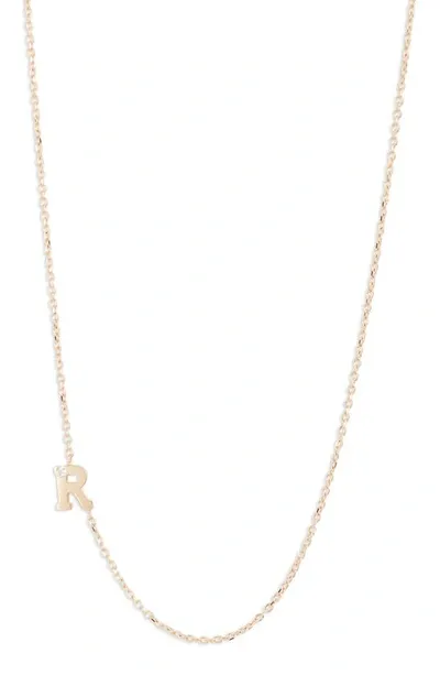 Anzie Diamond Initial Necklace In R