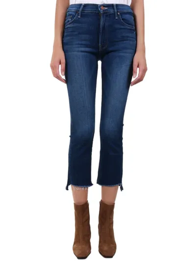 Mother The Insider Cropped Straight Denim In Sweet And Sassy