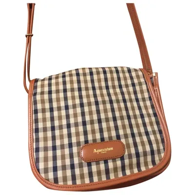 Pre-owned Aquascutum Cloth Crossbody Bag In Multicolour