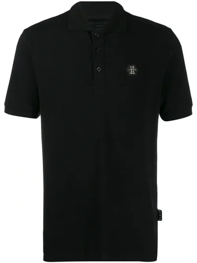 Philipp Plein 20th Anniversary Polo Shirt In Black