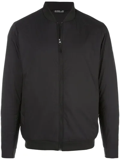 Arc'teryx Zipped Bomber Jacket In Black