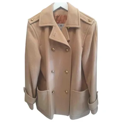 Pre-owned Aquascutum Wool Jacket In Camel