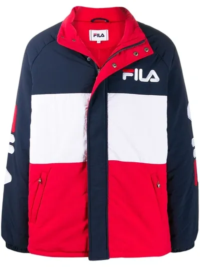 Fila Nikolla Puffer Jacket In Blue