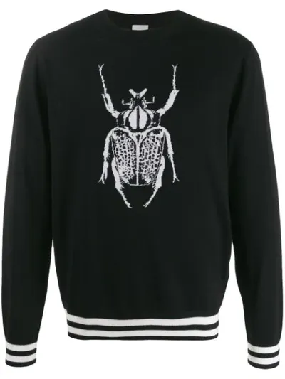 Paul Smith Merino Wool Beetle Sweater In Black