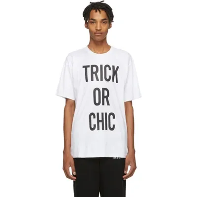 Moschino Trick Or Chic T-shirt In White