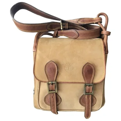 Pre-owned Timberland Clutch Bag In Camel