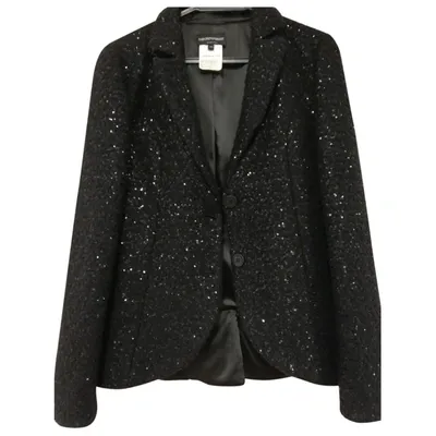 Pre-owned Emporio Armani Wool Blazer In Black