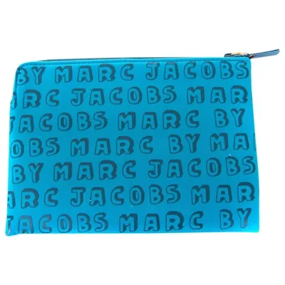 Pre-owned Marc Jacobs Cloth Clutch Bag In Blue