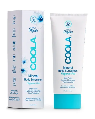 Coola 5 Oz. Mineral Body Sunscreen Spray Spf30 - Frangrance-free In White