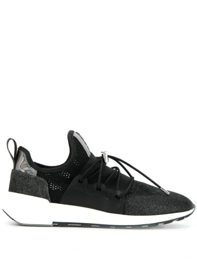 Sergio Rossi Sr1 Running Sneakers In Black